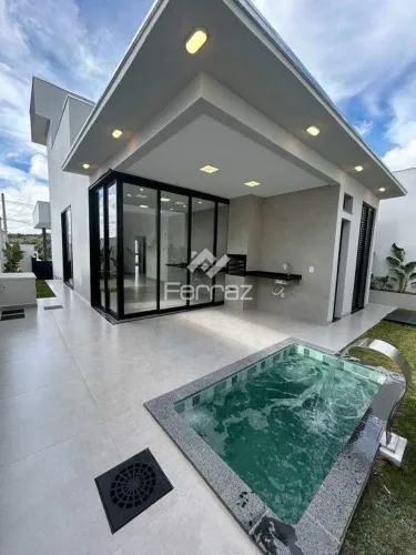 Casa em condomínio fechado à venda, 3 quartos, 3 suítes, 4 vagas, Terras Alpha - Uberlândi