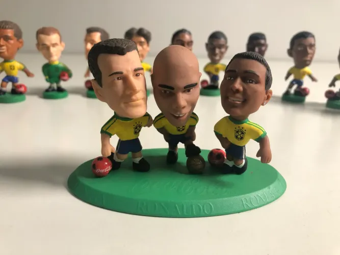 Coleção completa minicraques copa 1998 com trio de ouro