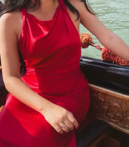 Vestido da Zara de Cetim Tam P