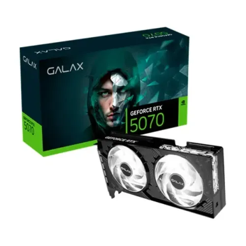Placa de Vídeo GALAX RTX 5070 1-Click OC NVIDIA GeForce, 12GB, GDDR7, 192 Bit, Ray Tracing