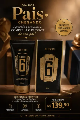 Perfume Eudora Club 6 masculino