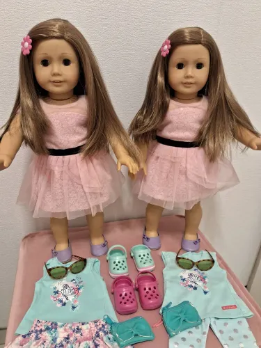 Bonecas gêmeas american gilr original