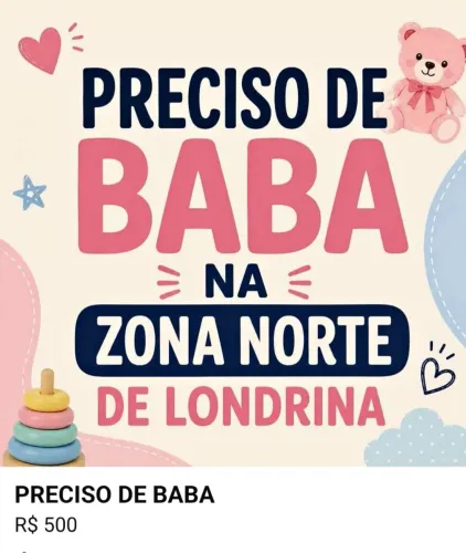 Preciso de babá na zona norte Londrina 