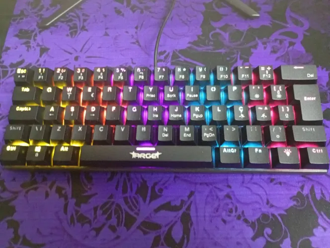 Teclado mecânico switch red tgt