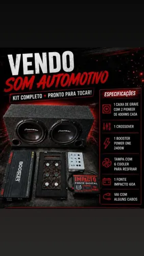 VENDO OU TROCO SOM AUTOMOTIVO 
