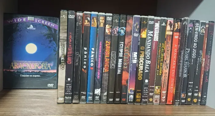 LOTE 24 DVDs Terror, Ação/Aventura Frete Gratis pela OLX