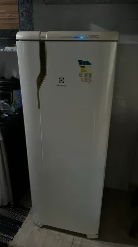 Geladeira Electrolux Cycle Defrost 240L Degelo Prático Uma Porta Branca RFE39