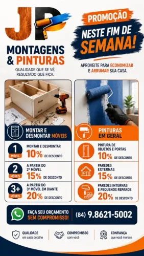 Montado de móvel  e pinto