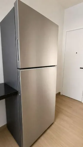 Geladeira Samsung 415 litros, Inox, bivolt