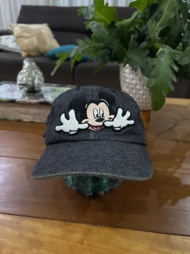 Boné High Company x Disney - Polo Hat Jeans Mickey Preto