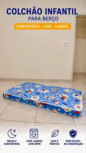 VENDO COLCHÃO ORTOBOM INFANTIL PARA BERÇO