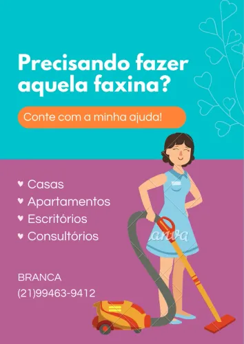 Serviços de Faxineira 