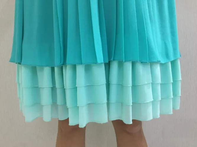 Vestido de seda importado