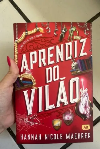 livro aprendiz do vilão - hannah nicole maehrer
