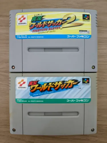 Lote International Superstar Soccer Deluxe Super Nintendo SNES SFC Famicom Original  