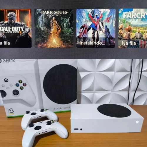 Xbox Séries S - Impecável - Pego PS4 Slim no Abate Aceito Cartão até 18x