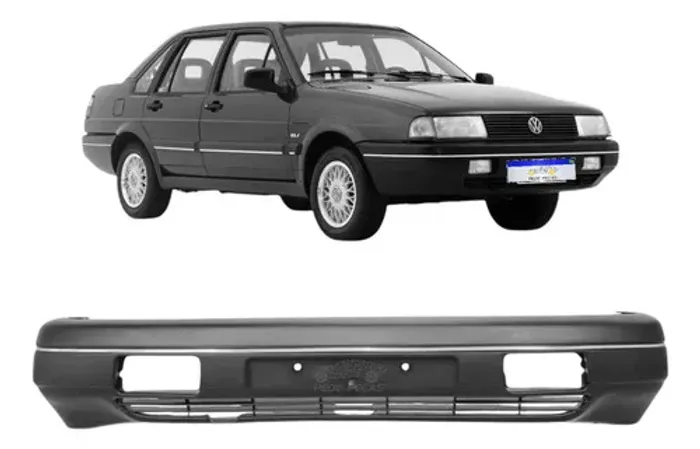 Parachoque Dianteiro Vw Santana 1991 1992 1993 1994 A 1998 Preto