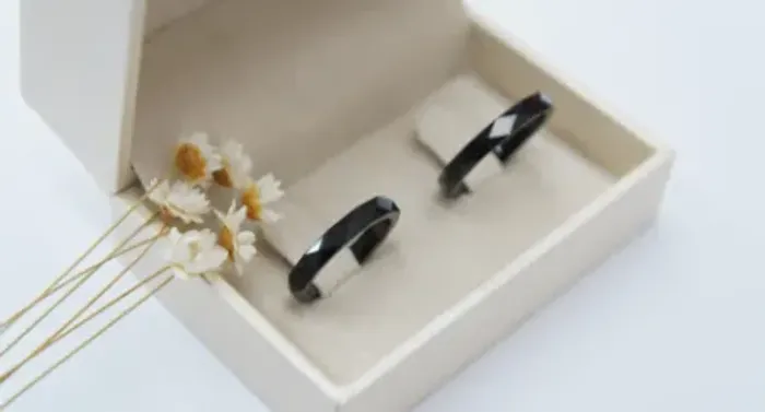 PAR DE ALIANÇAS DE TUNGSTÊNIO BLACK - 3MM DE LARGURA 