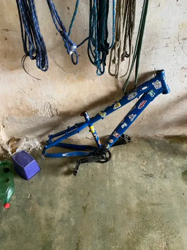 Peças de bicicleta usadas 