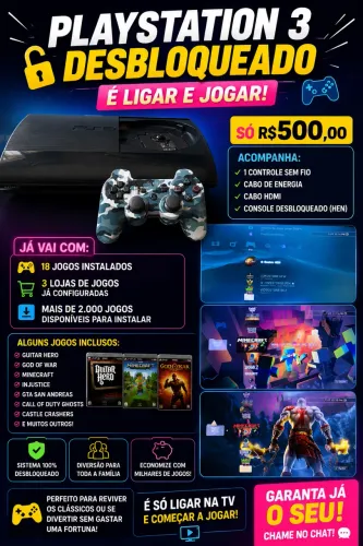 PLAYSTATION SUPER SLIM 3 desbloqueado