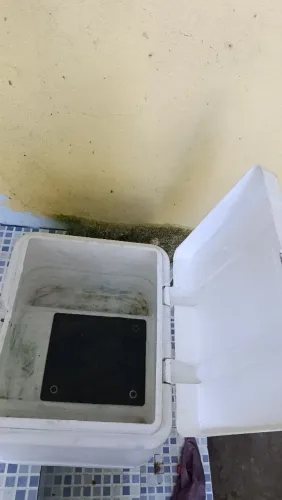 Baú para moto com suporte