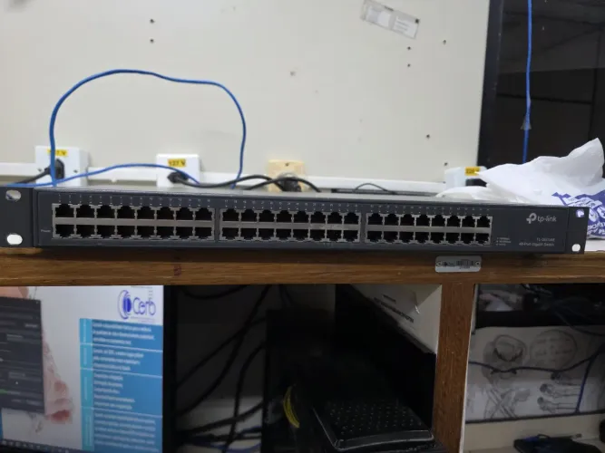 Suite TP LINK 48 portas Gigabyte 10/100/1000