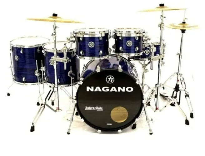 Bateria Nagano Concert Full Celluloid Birch Brooklin Blue