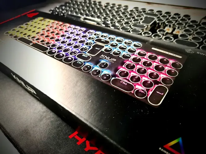 Teclado mecânico knup switch black