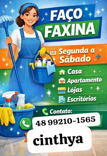 faço faxina e diarista sou acompanhante de idosos 