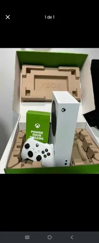 Xbox Séries S 512Gb,Aceito cartão!