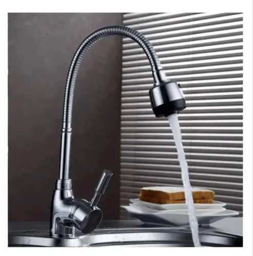 Torneira Cozinha Monocromada misturador flexível Gourmet NOVA