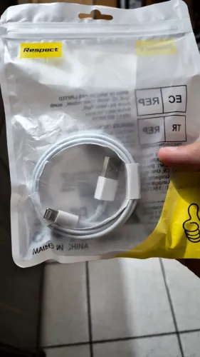 Cabo Carregador Turbo 35W para iPhone (Tipo A para Lightning) - 1 Metro
