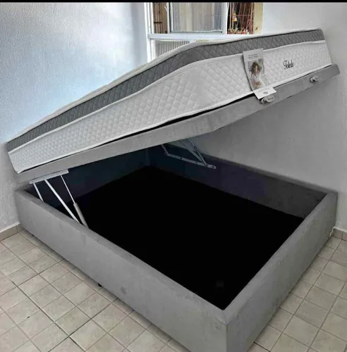 Cama box baú casal