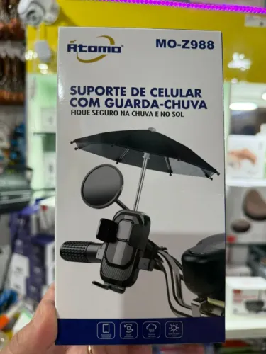 Suporte de celular Com proteção guarda-chuva