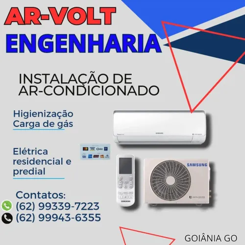 Instalação de ar-condicionado 