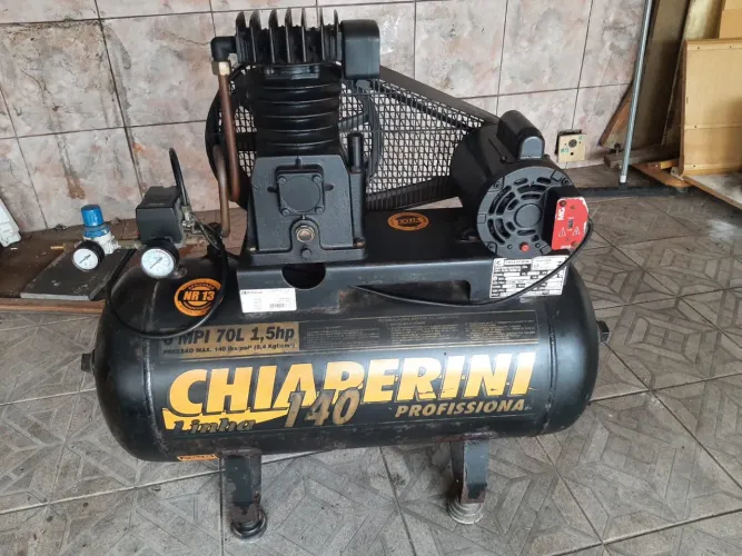 Compressor Chiaperini Linha 140 - 6 MPI 70L 1,5hp