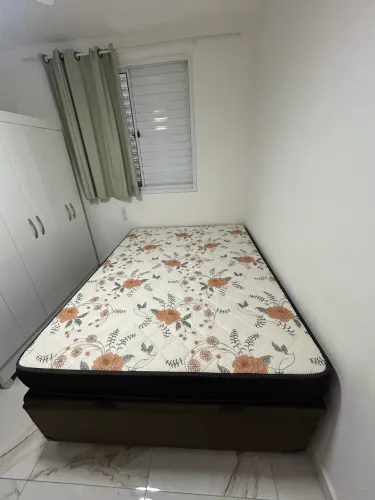 Cama de casal baú com colchão