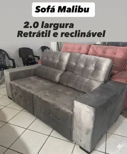 Mega promoção de Sofá Retrátil e Reclinável 2 metros!!