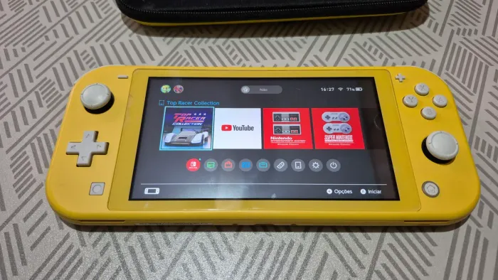 Nintendo Switch Lite Amarelo bloqueado