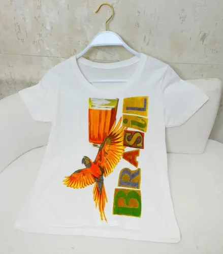 Baby Look Arara Brasil