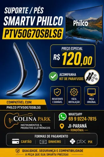 Suporte Pés Smart Tv Philco PTV50G70SBLSG