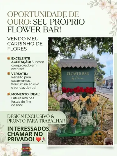 Carrinho Flower bar