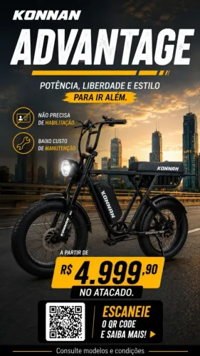Bike Elétrica a pronta entrega!