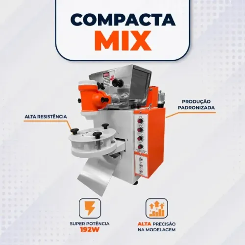 Maquina Modeladora de Salgados Compacta Print, modelo: Compacta Mix