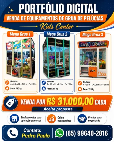 Mega Grua de Pelúcias Gigantes - Pelúcias Gigantes