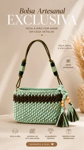 Bolsa de Crochê 