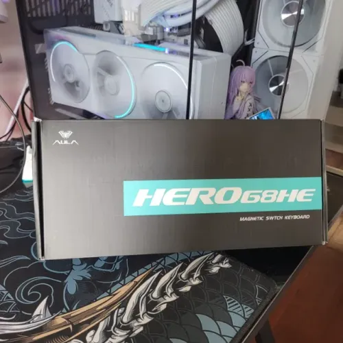 Teclado Magnético Aula Hero 68HE - Branco [Novo, nunca usado]
