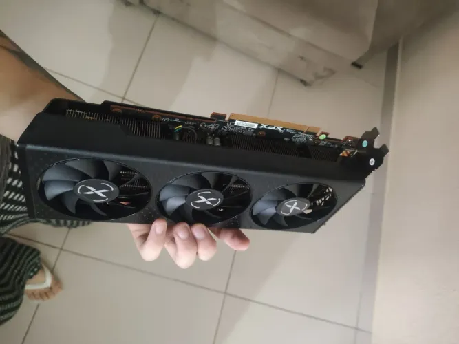 Carcaça placa de vídeo rx7600