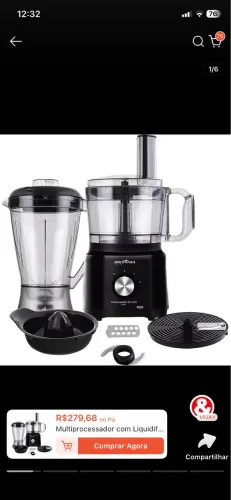 Multiprocessador e liquidificador