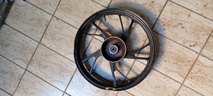 Roda traseira cg fan 160 p/reformar (roda pé de galinha)